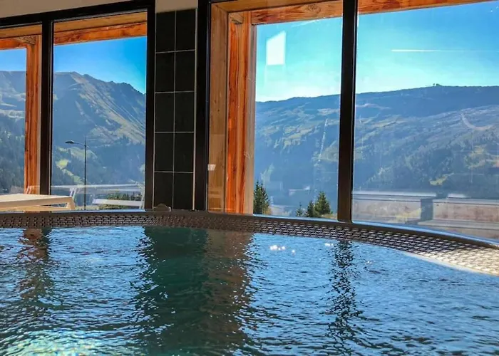 Vue Panoramique Sur Les Montagnes Plein Sud - T2 Skis Aux Pieds, Piscine & Spa