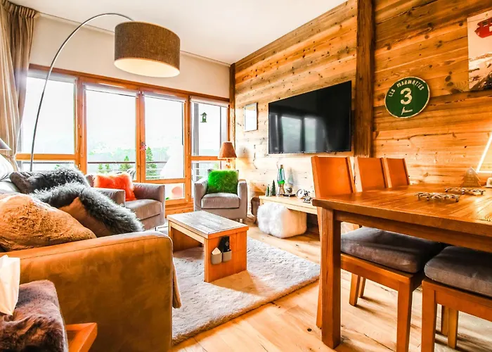 Joli, Spacieux Appartement T3 Sud Ski Aux Pieds, Parking
